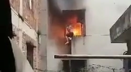 Burned Alive.