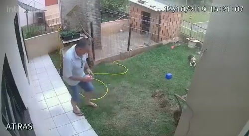 Homem explode quintal tentando matar baratas
