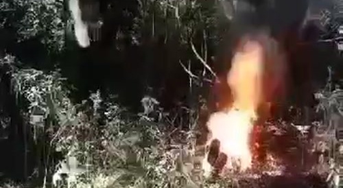 A Filipino's self-burning... !