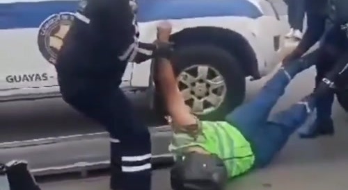 Man crushed by truck.