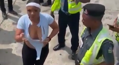 Woman kicked off plane after attacking crew member