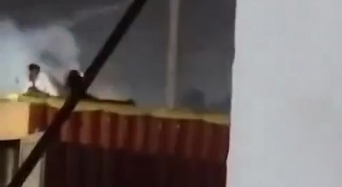 Decapitated by electricity