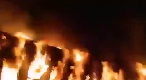 Train out of hell... : sabotaged Benapole Express train kills 5...