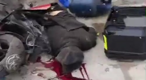 Peruvian accident with motorcycle...