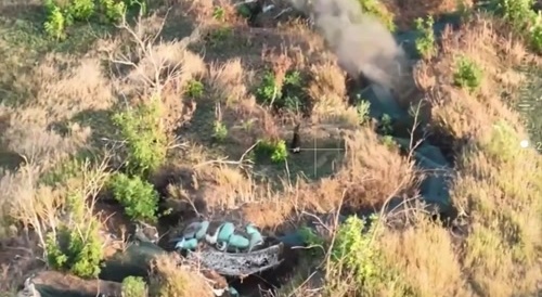 The Ukrainian showed the finger and died.
