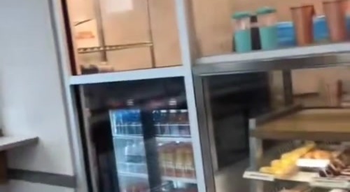 Dunking Donuts has Bullet Proof Glass 'in da hood'