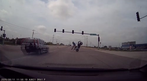 Making unwanted endo saves motorbiker's health... !