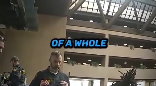 Stupid Idiot Brings Loaded Weapons into Court