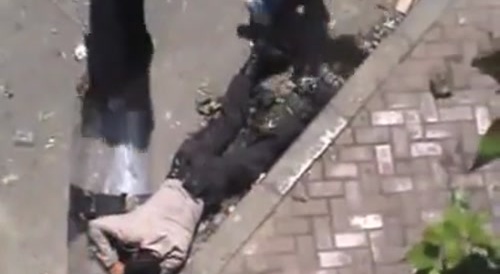 Police Got Beaten In Indonesian Riots
