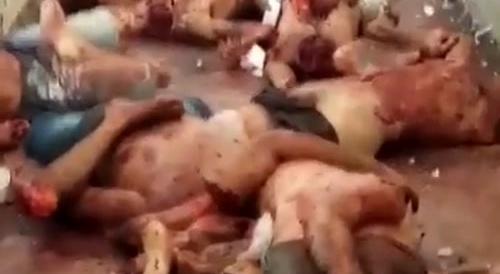 The chopping shop : body parts all over the room... !