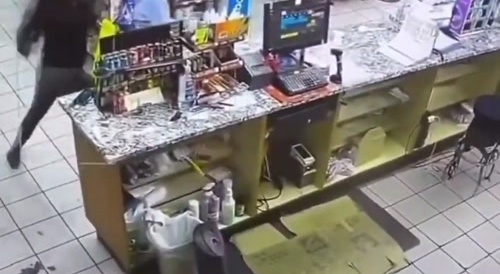 White Karen Gets Punched by Ratchet Clerk