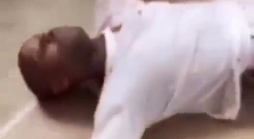 Black prisoner is beaten & stabbed by collegues in his cell...