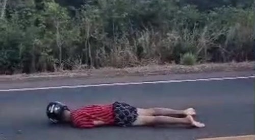 2 dead with a motorbike in Brazil...