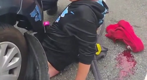 Side effect of stealing from Walgreens in San Francisco...