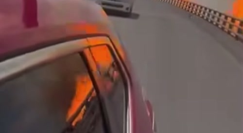 Gas pipe explosion… different angle