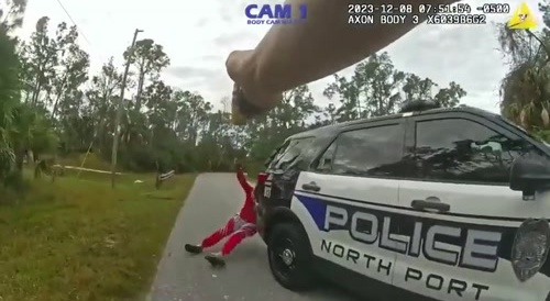 Women get Tased by Police so hard that her phone explodes