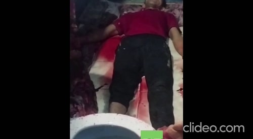 Couple was attacked by mobsters : woman dead, man wounded/dead (?)...