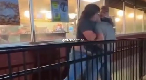 Welcome to Waffle House : "stand on some, bitch !"