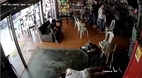 Having some drinks together and...