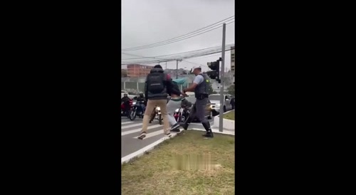 Attempt to steal woman's motorbike ends badly for robbers...