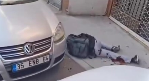 ISIS terrorist shot by Turkish police.