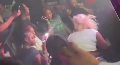 Ratchet Rapper Falls Off Stage but Keeps Rapping
