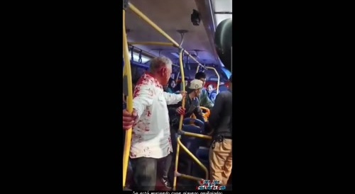 2 city buses robbed : 1 passenger was shot in stomach...