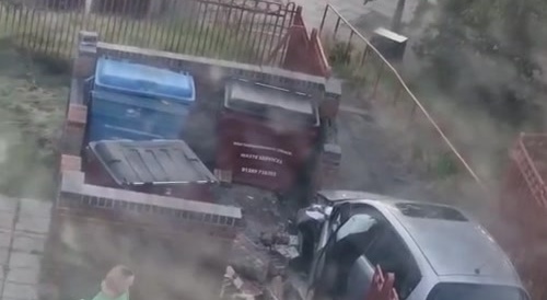 Turmoil in a Scottish street...