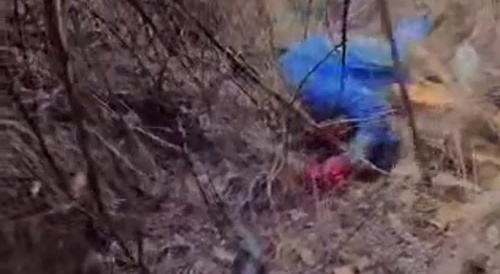 Dude hacked up alive by the cartel