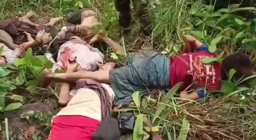 Dude stabbed to death by junta militants