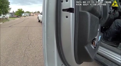 Armed driver shot dead by Colorado officers...