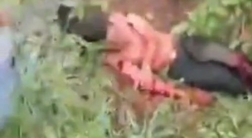 Man is treated to machete & gunshots for betraying a cartel...