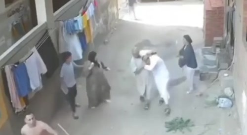 An Egyptian young man leaves his house and kills his uncle