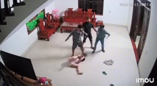 Woman gets home invaded and savagely attacked by 3 men.