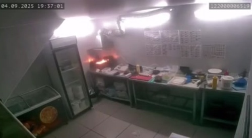 Fire in the kitchen...