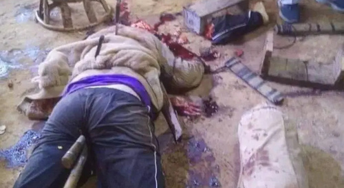 Wife murdered and dismembered by husband.