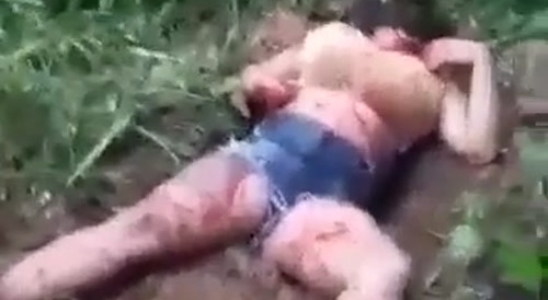 Woman Beheading with a twist