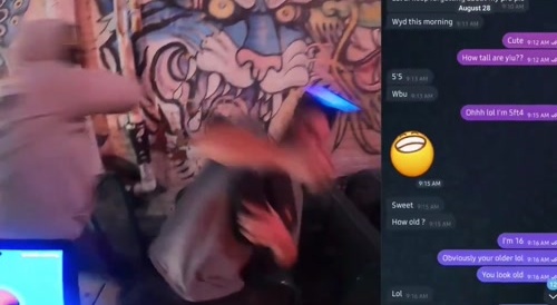 Pedo Gets An Elbow