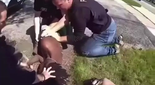 Street Thug Bites Cop - Gets Tazered Instead