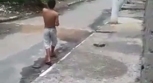 A painful lesson for this thief