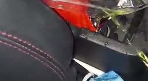 Giving the car owner a surprise
