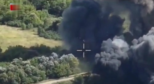 bridge blown up
