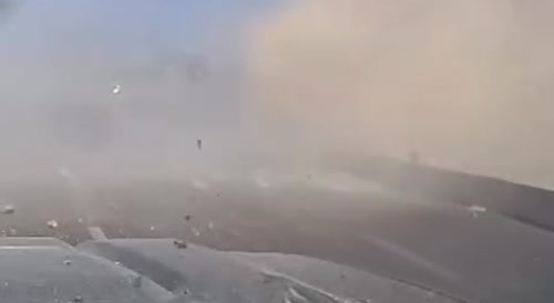 A normal day on the Gaza road