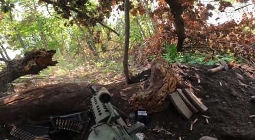 SSO machine gunner “took out” Russians right on their position