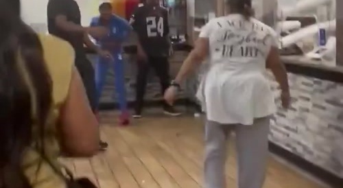 Ratchet Granny Stabs Trendy Ratchet during Fight