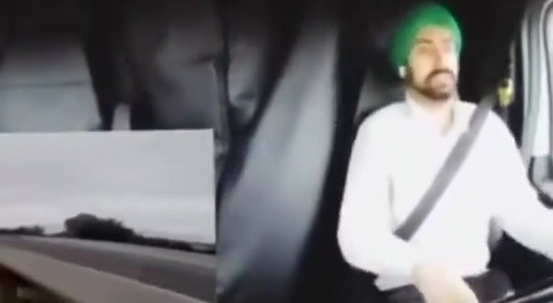 And another flies off the road...