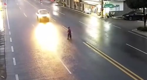 67-year-old Woman Sees The Truck Too Late