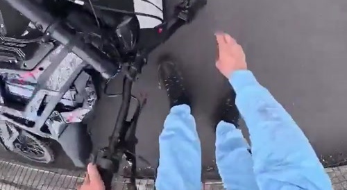 Guy almost dies off freeway