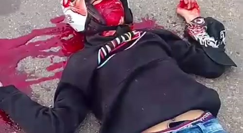 2 dying on screen after attempted robbery