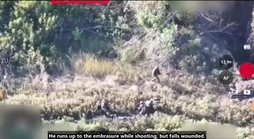 Destruction of six Ukrainians in a single firefight.